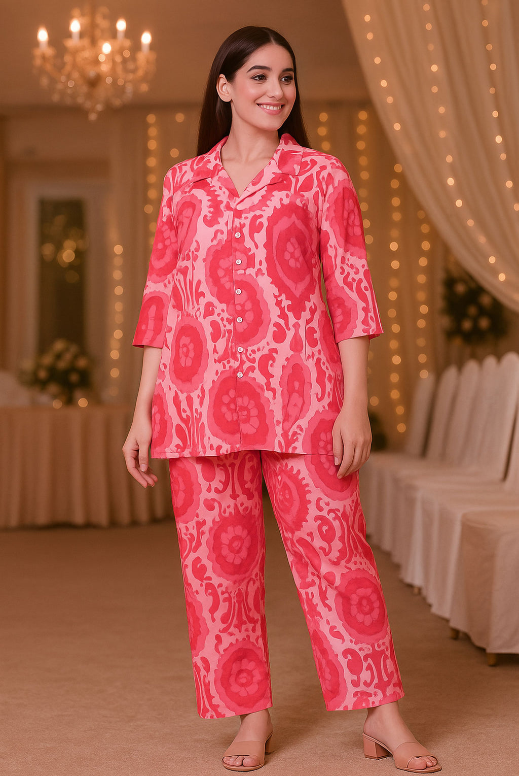 Rose Radiance Co-Ord Set