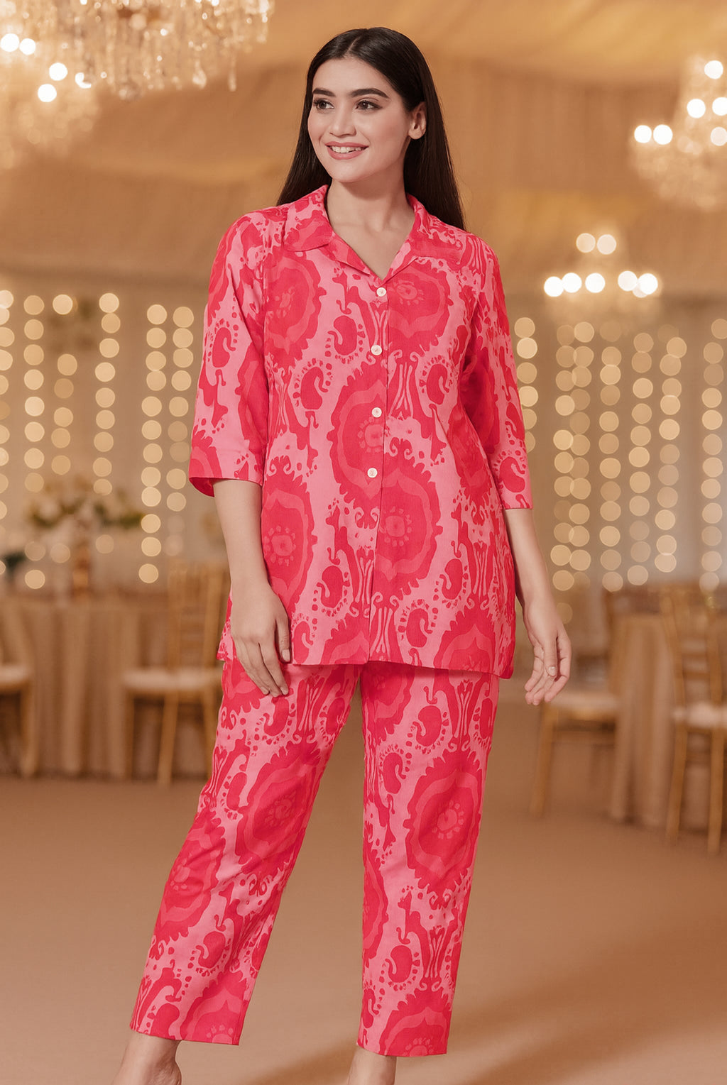 Rose Radiance Co-Ord Set